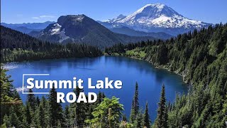 The Road to Summit Lake & Bearhead Mountain Trailhead - Carbonado, Washington (closed as of 2026)