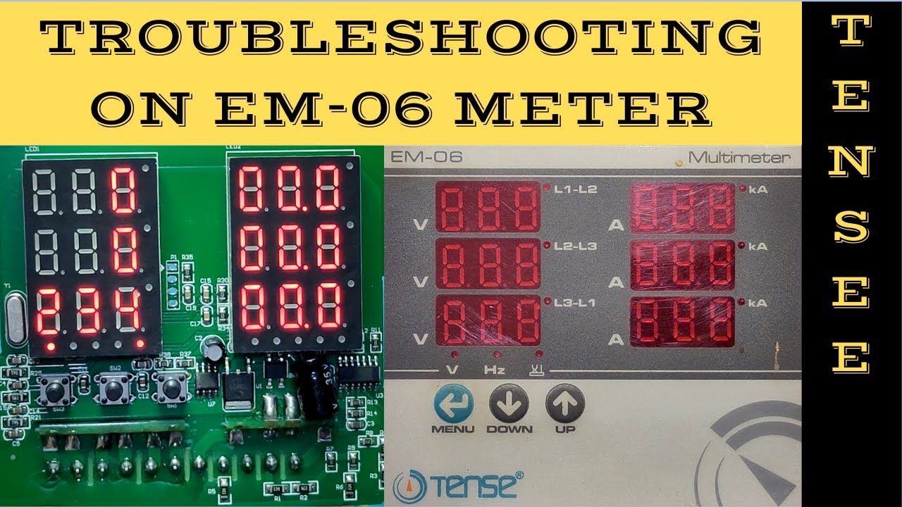 Em06 Display Digital Multimeter EM06 | Digital Panel Meter EM06 | Troubleshooting ...