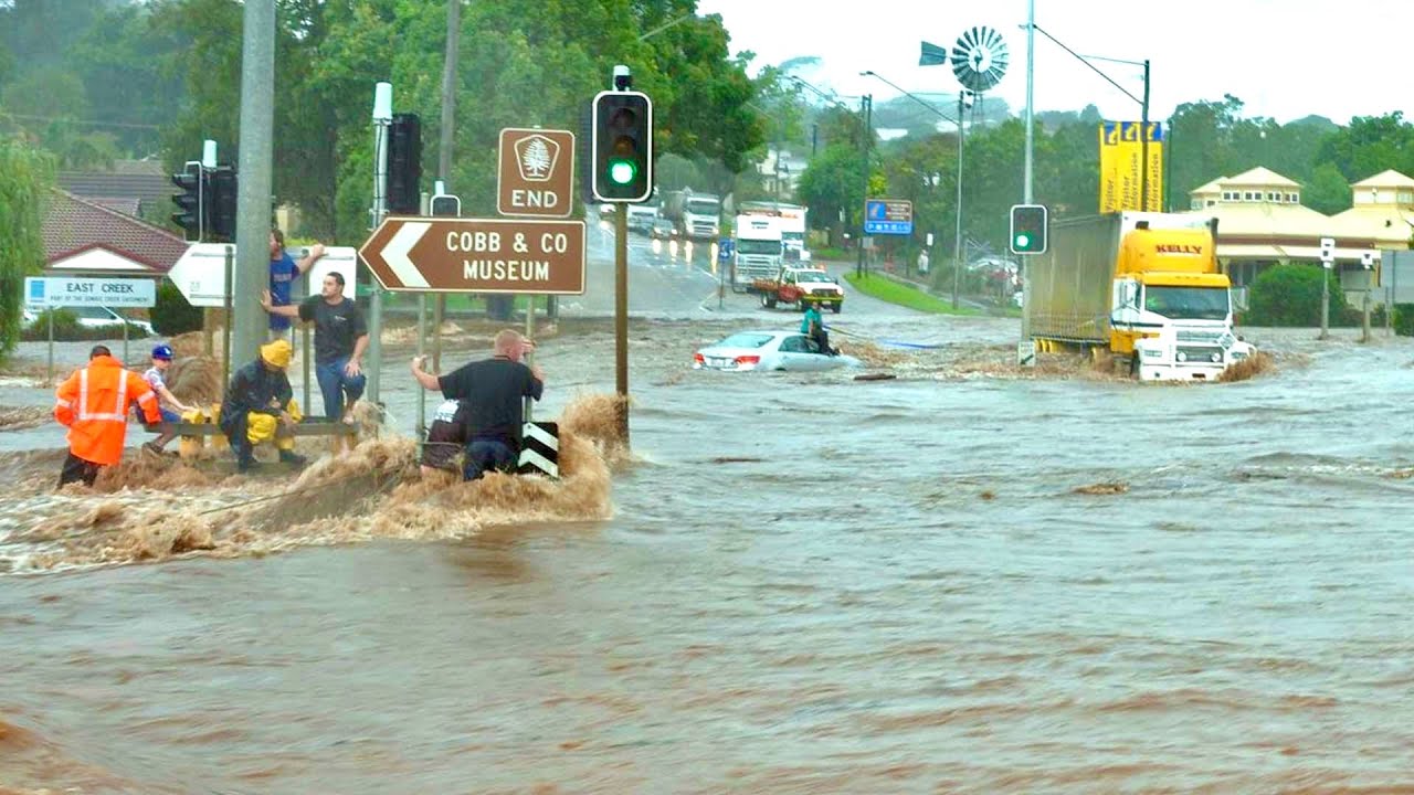 Unclogging a Flooded Street Storm Drain Rescue in Action! - YouTube