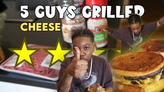 WE OTW TO HOUSTON | HILARIOUS COOKING WITH K | FIVE GUYS GRILLED CHEESEBURGER