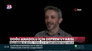 Doğu Anadolu İçi̇n Deprem Uyarisi