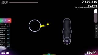 [7.98⭐] RyuK | Noah - Celestial stinger [mithew's MAXIMUM] +HD 98.8% {#1 646pp 1❌} - osu!