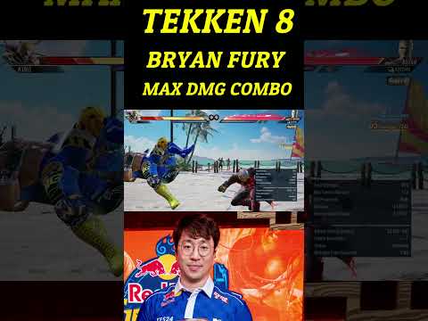 Replicating Knee's Amazing Bryan Combo at EVO #shorts #tekken8 #knee #bryan #combos #yt #yt #tekken7