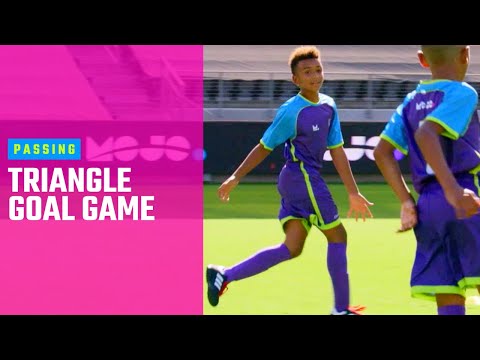 Triangle Goal Game | Soccer Drills by MOJO