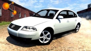 BeamNG.Drive Mod : Volkswagen Passat B5 (Crash test)