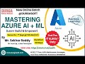Mastering AZURE AI + ML Online Training @ DURGASOFT