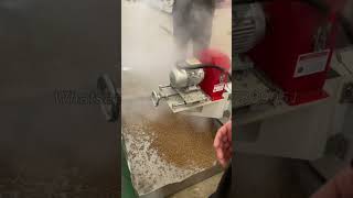 Floating Fish feed extruder testing video in Lima factory#fishfeedmachine #fishfarming #extruder