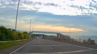 An evening drive from Penmaenmawr to Llanfairfechan in North Wales - 1/5/24 // dashcam footage