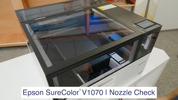 SureColor V1070 | How to Perform a Nozzle Check