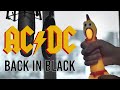 Acdc  back in black  rubber chicken coverchickensan