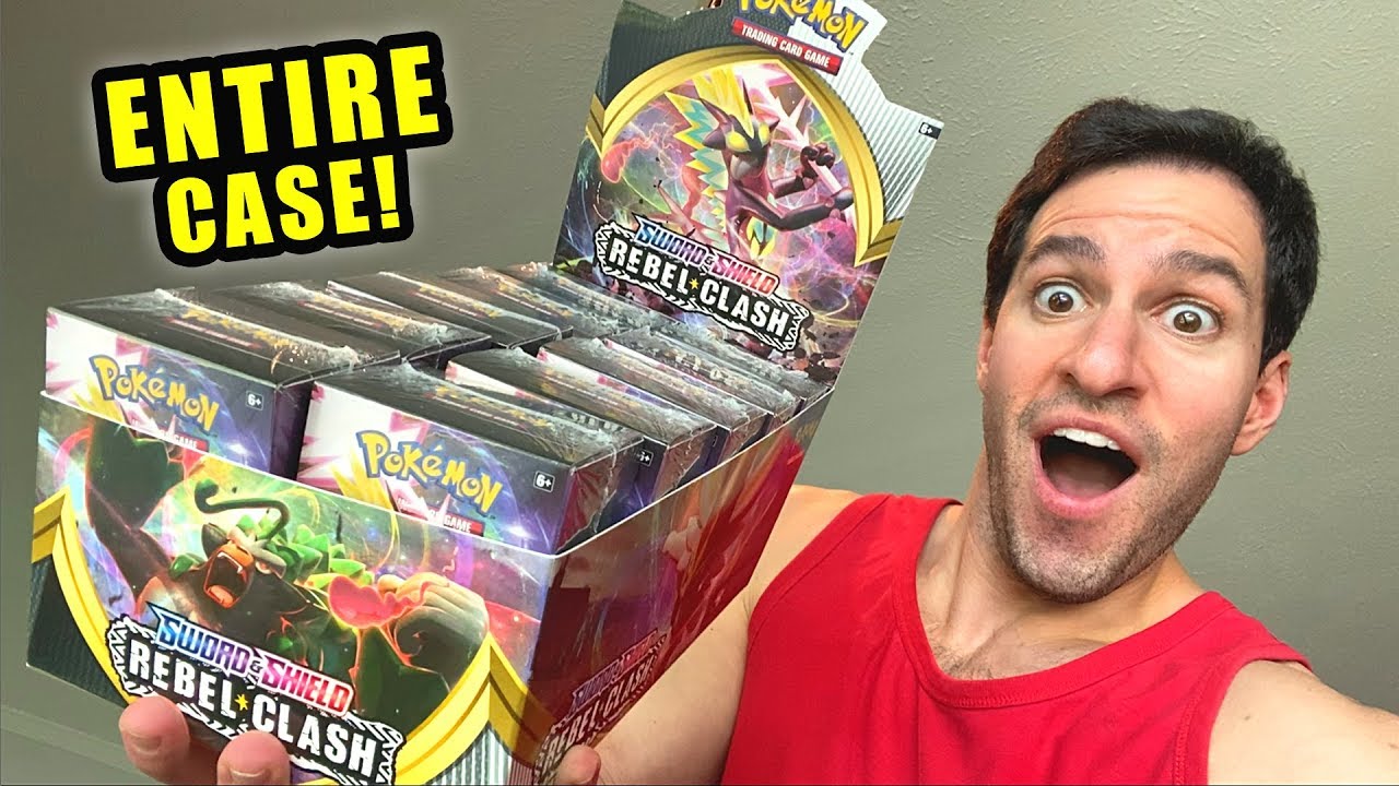 *ENTIRE CASE OF POKEMON REBEL CLASH!* New Pokemon Cards Opening!