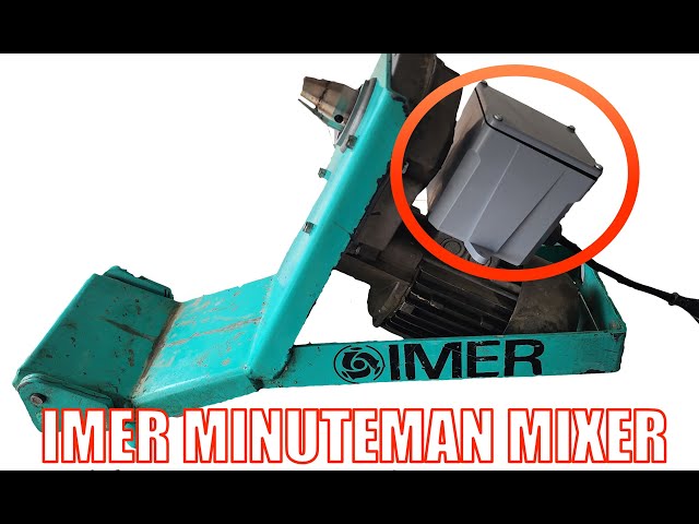 Imer MinuteMan Motor and Gearbox Assembly