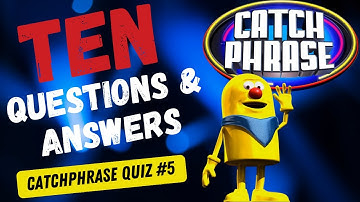 Catchphrase Gameshow Quiz Challenge l Say What You See Dingbat Challenge