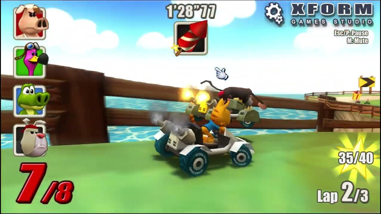 Juego, Como, gamer, Go Kart Go! Nitro! Jimmy Cats YouTube