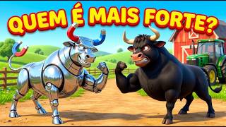 o Boi de Metal Chegou na Fazenda! 🐮🧲 E o Boi da Cara Preta Ficou com Ciúmes | Turma da Juju