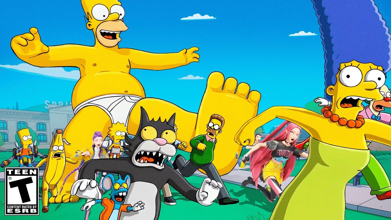 Tighty Whitie Homer FIGHTS for FAMILY.. Fortnite CHAPTER 6 Finale