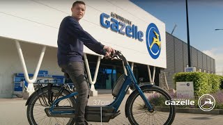 Gazelle Easyflow elektrische fiets extra lage instap | Veilige e-bike -  YouTube
