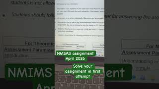 #nmims #assignment #mba #assignmenthelp #assignmentsolution #nmims2026 #amritamam