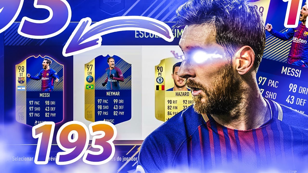 fifa ultimate team 18 EU CONSEGUI O DRAFT 193 PERFEITO !!!!!! FIFA 18 FUT DRAFT 🔴😱😱