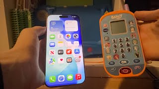 iPhone 17 Pro Max VS VTech Bluey Phone