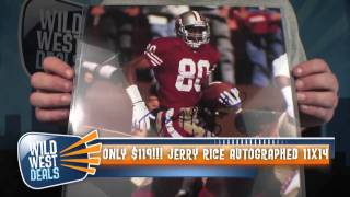 Don West Presents A Tremendous Jerry Rice Autograph Deal!