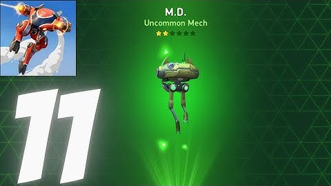 Mech Arena - Gameplay Walkthrough Part 11 - M.D. Unlock  (Android, iOS)