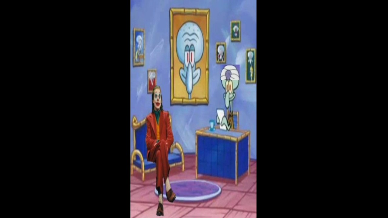 Astrologer Squidward & The Joker Predict End of the Universe #shorts #joker #spongebob