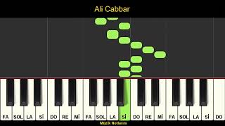 Ali Cabbar - Melodika Org Notaları Resimi