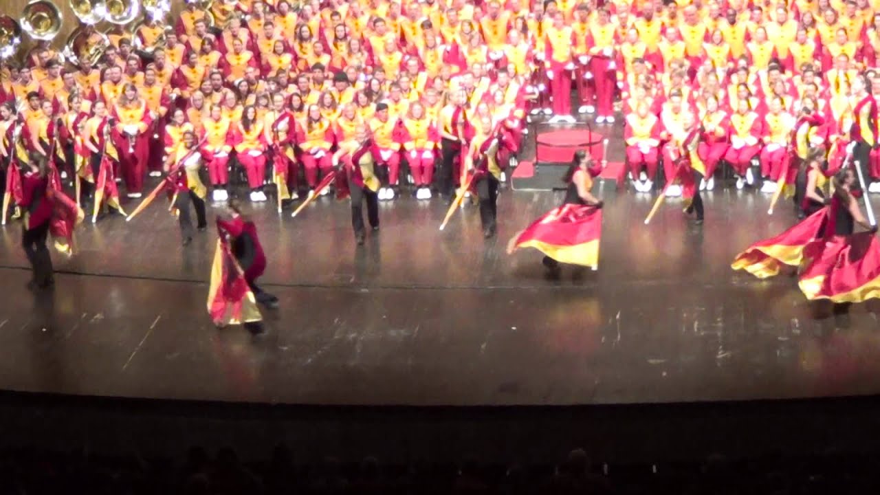 Iowa State University Marching Band Color Guard Feature (2015 Band