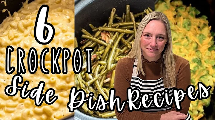 6 Easy & Delicious Crockpot SIDE DISH Recipes You Will LOVE!