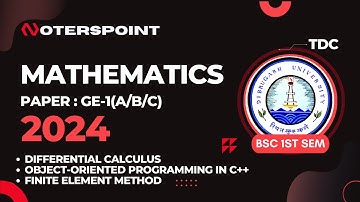 BSC 1st Sem Maths GE1 Question Paper 2024 Dibrugarh University | BSC 1st Sem Maths Generic Questions