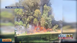 Vega Road upgraded to soft closure, fire is 75 percent contained screenshot 3