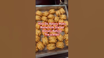 Behind The Scenes Fresh Glazed Buttermilk Donuts #doughnuts #donuts #donutsrecipe #bakery #donutshop