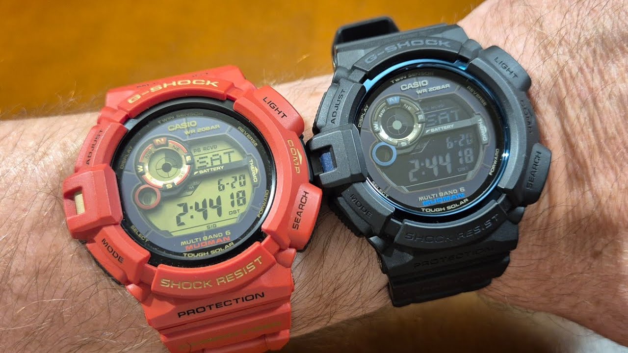 Casio G-Shock GW-9330A-4JR and GW-9330B-1JR MUDMAN 30th