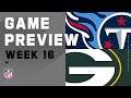 Tennessee Titans vs. Green Bay Packers | NFL Week 16 Game Preview