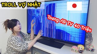 Troll Vợ Nhật | Thử Làm Vỡ Tivi Để Xem Phản Ứng Của Megumi Sẽ Ra Sao?