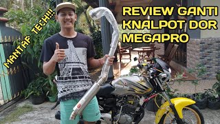 Ganti Knalpot Racing Megapro Berkah Sipit Mantap Tech