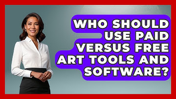 Who Should Use Paid Versus Free Art Tools and Software? | The Virtual Art Desk News
