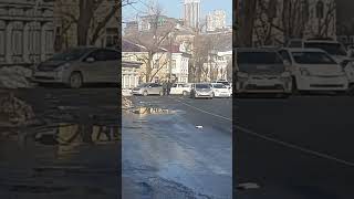 ДТП Владивосток напротив стриптиз клуба Естествознание 19.3.23 😵