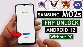 Samsung M02s Android 12 Frp Bypass/Unlock Google Account Lock Without Pc | Without Knox 2022