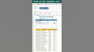 Filter data by Month Dynamically: #excel #exceltips #exceltricks #exceltutorial #formula #functions