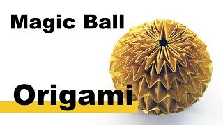 【Origami 折り紙】MagicBall これが折れたらあなたはスゴイって言われること間違いない！