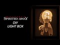 How to make spirited away paper cut light box  diy tutorial