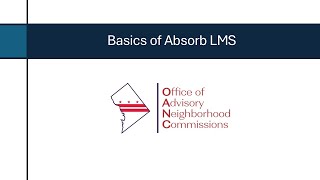 Absorb LMS Basics - Logging and Navigating the Interface