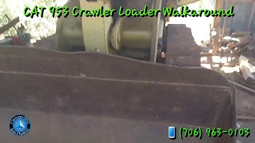 CAT 953 Loader Walkaround
