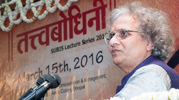 SUBIS Lecture Series tatvbodhini15th March Bal Ram Singh in Tatvabodhini Lecture Series