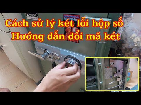 Video Cách sửa số két sắt hòa phát - Hướng dẫn đổi mã két... - youtube