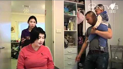 Crippled woman speaks
