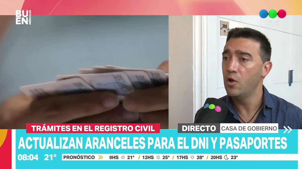 Desde el 6 de marzo, actualizan aranceles para trámites de DNI y pasaportes