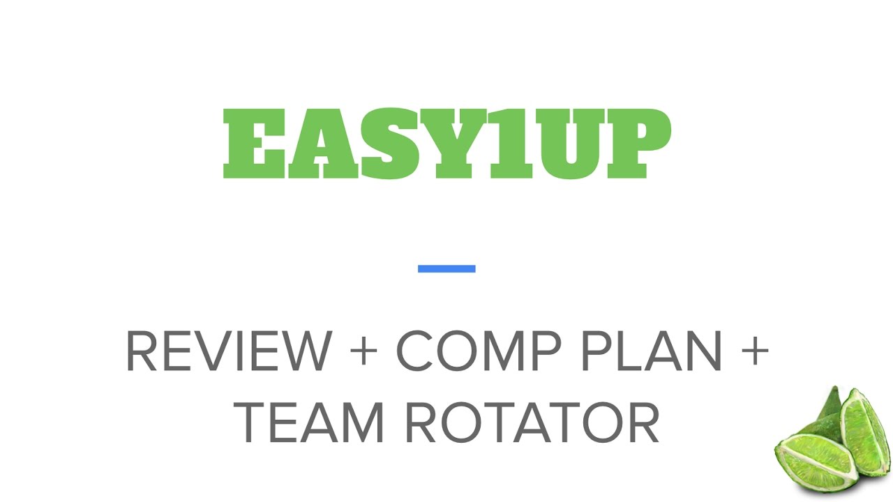 Easy1Up System - Video 1 Review - Scam? + Comp Plan + Rotator - Eugene Mayfield
